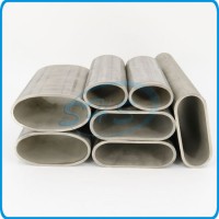 AISI 304 / 316L Seamless Stainless Steel Oval Pipe