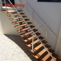 Outdoor Stainless Steel Balustrade Stairs Railing and Terrace Railing Designs