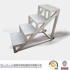 High Quality Mobile Industrial Aluminium Step Ladder图1