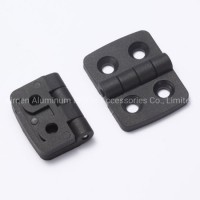 Nylon Door Hinge Black Plastic Hinge for 20x20 Aluminum Profile