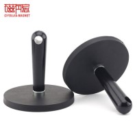 Rubber Coated Magnet Disc with Handle Car Wrapping Magnet High Quality Factory Price