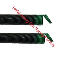 New Sectional Garage Door Extension Springs Replacement in Green Color