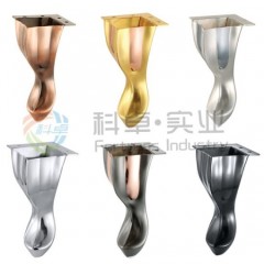 Hot Sale Matel Iron Sofa Leg Furniture Parts Furniture Leg Chrome/Black/Gold Fortress图1