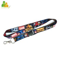 Factory Hot Sale Sublimation Custom Polyester Lanyards  Heat Transfer Printed Neck Lanyard  Custom D