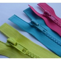 High Quality Multicolor Plastic /Resin Tooth with Auto-Lock Slider Zipper Chain