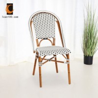 Rust Proof Bamboo Looking Outdoor Aluminum Rattan Restaurant Furniture Chair (BC-08029)