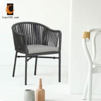 High Temperature Resistance Furniture Restaurant Outdoor Garden Chair (I can-20026 AT Arm)