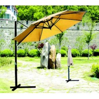 3m Hanging Umbrella Patio Parasol Alu. Powder Coated