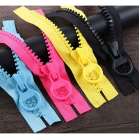 20# Derlin Zipper Plastic Zipper Resin Zipper with Ring-Shape Slider for Jackets Bags Hardware