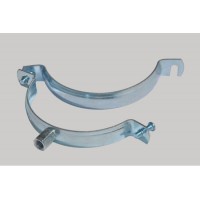 Ventilation Pipe Clamps with Rubber (100mm)