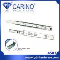 (4503) Top Quality Telescopic Drawer Channel /3-Fold Steel Ball Bearing Slide