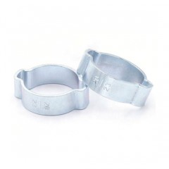 Iron Galvanized Hose Clamp with Double Ear图1