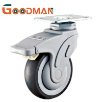 Rotating with Dual Brake Full Plastic Medical Caster