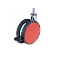 82mm Finger Adjustable Zinc Alloy Caster with Brake