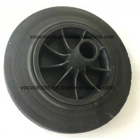 Small Dust Bin Caster Solid Rubber Wheel