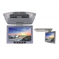 9 Inch Car Monitor Roof Mount Car LCD Color Monitor Flip Down Monitor  Ceiling Roof Mount Display Mo