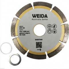 105mm Dry Diamond Cutting Wheel 4.0" Segment Saw Blade 22.3mm Tile PRO图1