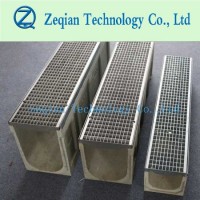 Polymer Drainage Channel with Stainless Steel Grating Cover