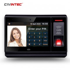 CE Certified TCP/IP Poe Biometric Fingerprint Time Attendance with RFID Reader  Optional WiFi  3G an图1