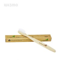 Eco-Friendly Bamboo Toothbrush with Nylon or Charcoal Bristles