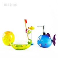 Cute Children Polyresin Bathroom Accessories