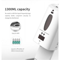 Intelligen Sensing Automatic Infrared Thermometer Hand Soap Dispenser with 1300ml Capacity