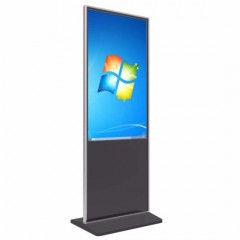 49" Android network AD Player touch screen kiosk floor stand digital signage图1