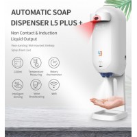 Lien L5 1300 Ml Auto Sensors Touchless Hand Sanitizer Automatic Alcohol Foam Soap Dispenser Bottle