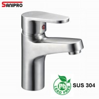 Sanipro 2017 Hot Sale Bathroom Stainless Steel Faucet