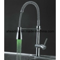 Pull out Kitchen Tap with Hydro Power Light LED (SW-A127)