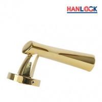 Tubular Zinc Alloy Door Handle with Round Rosette