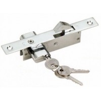 Aluminium Door Lock with Brass Cylinder