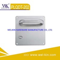 Stainless Steel Door Lever Handle on Plate for Security Door (PLQDT-202)