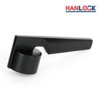 Modern Design Straight Shapes Walnut Door Zinc Door Handle