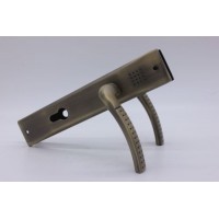 Aluminum Door Handle on Iron Plate