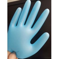 Disposable Vinyl Glove for Medical Use/Common Use Blue Color Like Nitrile Glove