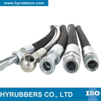 SAE 100r2 High Pressure Flexible Rubber Hydraulic Hose  Industrial Hose