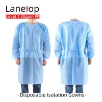 Disposable Protective PP Visitor Isolation Gowns