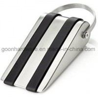 Ss Door Stopper Wedge with Rubber Treads and Metal Handle