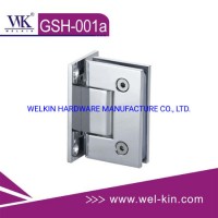 Stainless Steel 304 or Brass 90 Degree Shower Hinge for Glass Door and Bathroom (GSH-001A)