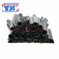 Foamed U-Shaped Rubber Sponge Steel Core Sealing Strip for Roof