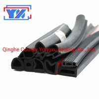 Black Waterproof Block Dust Heat Resistantepdm Foam Rubber Strip