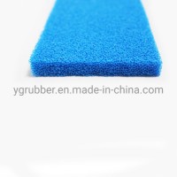 Blue Open Cell Silicone Sponge Sheet/Roll 6mm