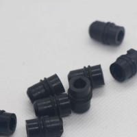 9.4*5.2*15.5 High Black Probe Top Core Threaded Rubber Plug Anti-Collision Rubber Plug Environmental