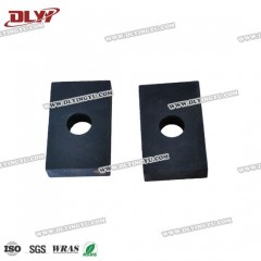 China Manufacture Supply Railway Plastic Fatener Rubber Shock Pad for Tie Base Plate图1