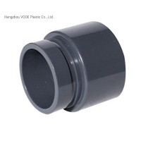 UPVC Plastic Coupling for Industrial Water Filter DIN Standard Gray Color Accessory