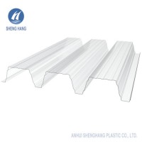 High Quality Corrugated Polycarbonate Sheet with 50um UV Coating