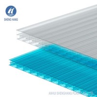 Quality 3-Wall X Structure Polycarbonate PC Sheet with UV