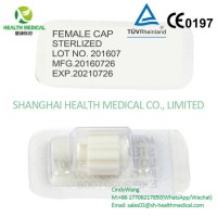 White Luer Lock Cap Stopper in Blister Packing