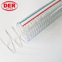 High Quality 4" PVC Steel Wire Plastic Reinforced Hose